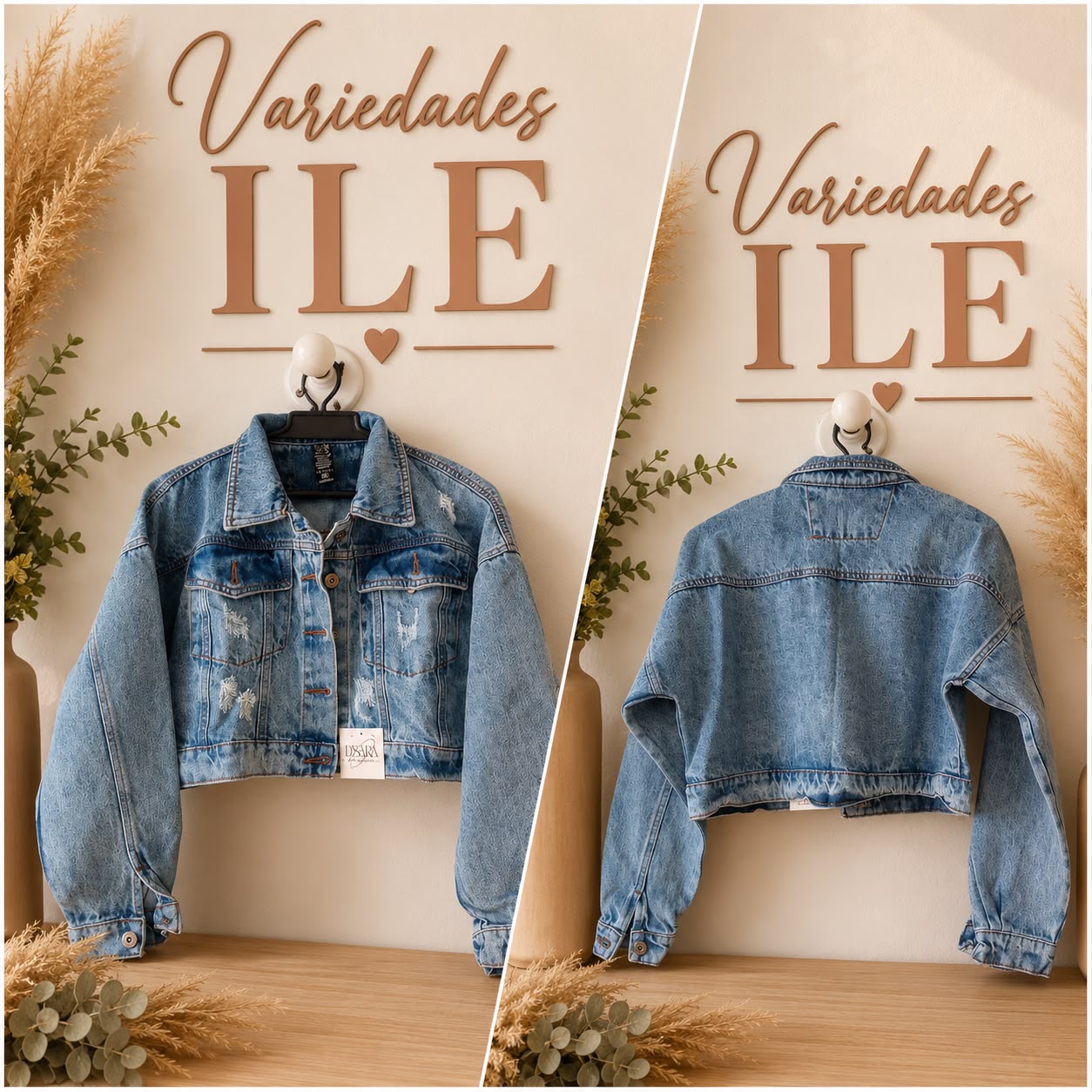 Chaqueta Corta de Jean para Mujer | Denim Premium  Lavado con Estilo Urbano